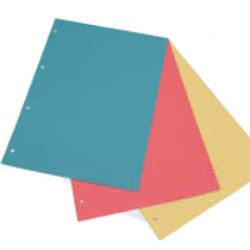divisori cartotecnica del garda 200 pz. manilla 200gr 220x300mm azzurro