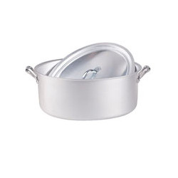 casseruola alluminio agnelli ovale con coperchio cm.36