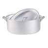 casseruola alluminio agnelli ovale con coperchio cm.36