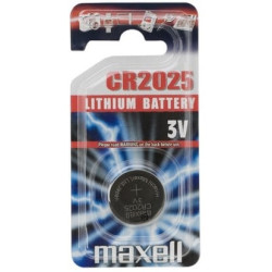 pila maxell 1 pz. a bottone 3v cr2025 [cr2025]