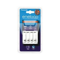 caricabatterie eneloop panasonic intelligente e veloce bq-cc55e