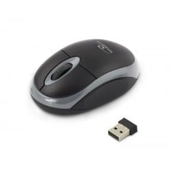 mouse xlyne vulture grigio/nero titanium optical wireless [tm116e]