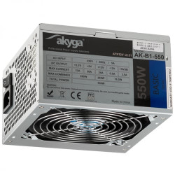 alimentatore 550w akyga ak-b1-550 atx grigio