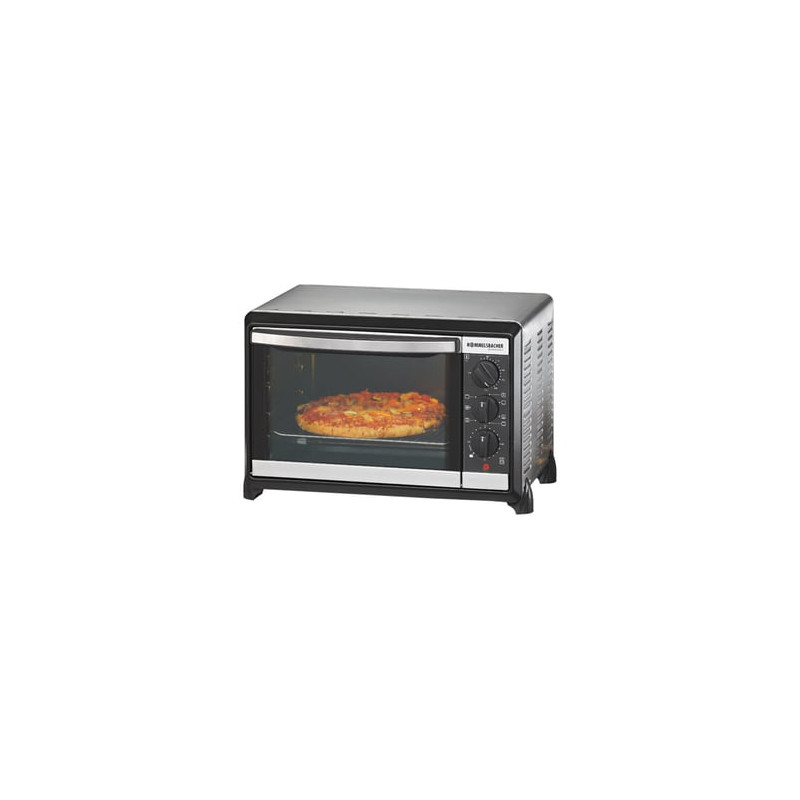 rommelsbacher bg 1055/e 18l nero, acciaio inossidabile forno a microonde