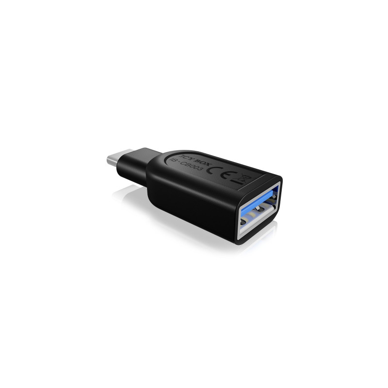 adattatore icybox ib-cb003 usb3.0 c-a m/f nero [31603]