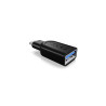 adattatore icybox ib-cb003 usb3.0 c-a m/f nero [31603]