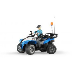 quad bruder 63010 quad polizia con la poliziotta [63010]