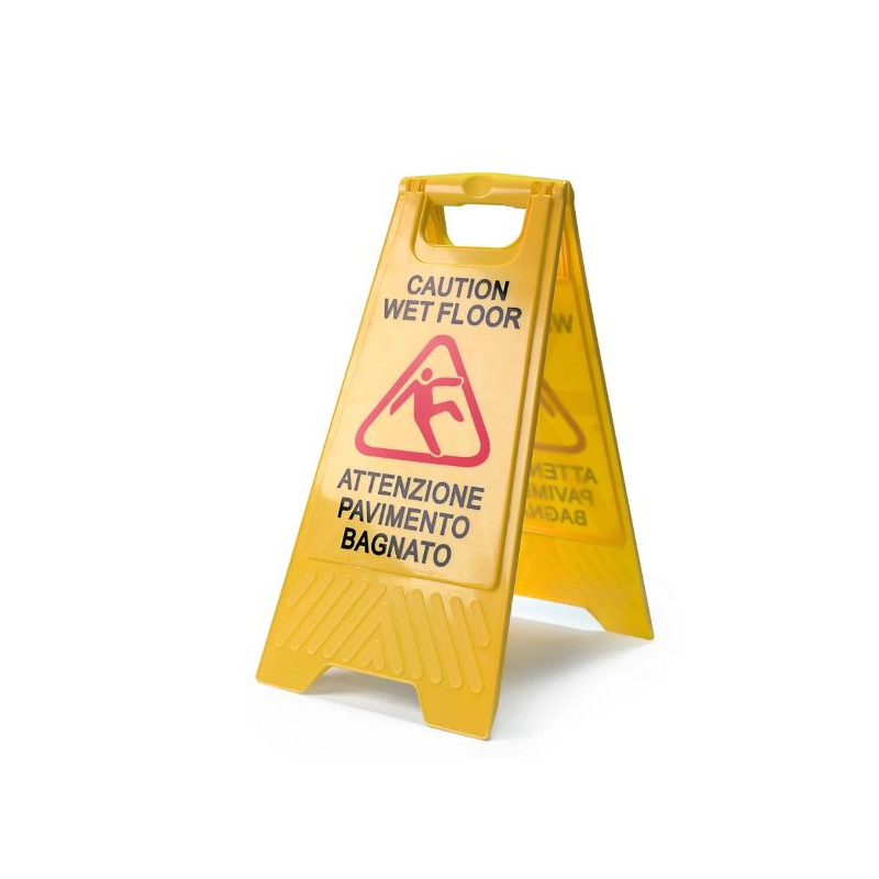 cartello a cavalletto perfetto factory pavimento bagnato 30x62cm