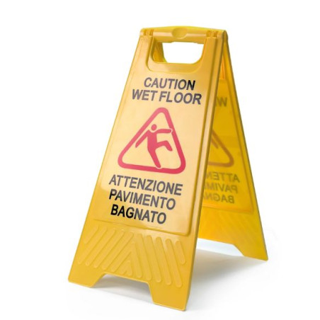 cartello a cavalletto perfetto factory pavimento bagnato 30x62cm