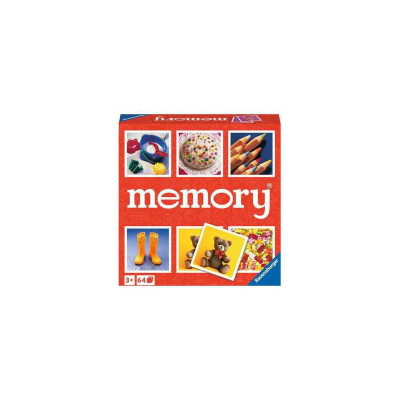 gioco educativo ravensburger memory junior 64pz multicolore [20880]