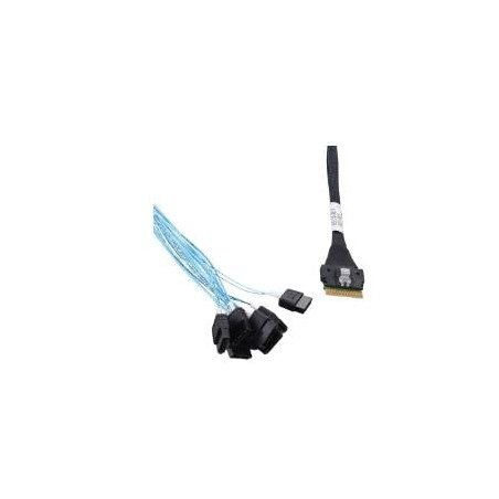 cavo di trasferimento dati adaptec ack i slimsasx8 8satax1 0.8m nero