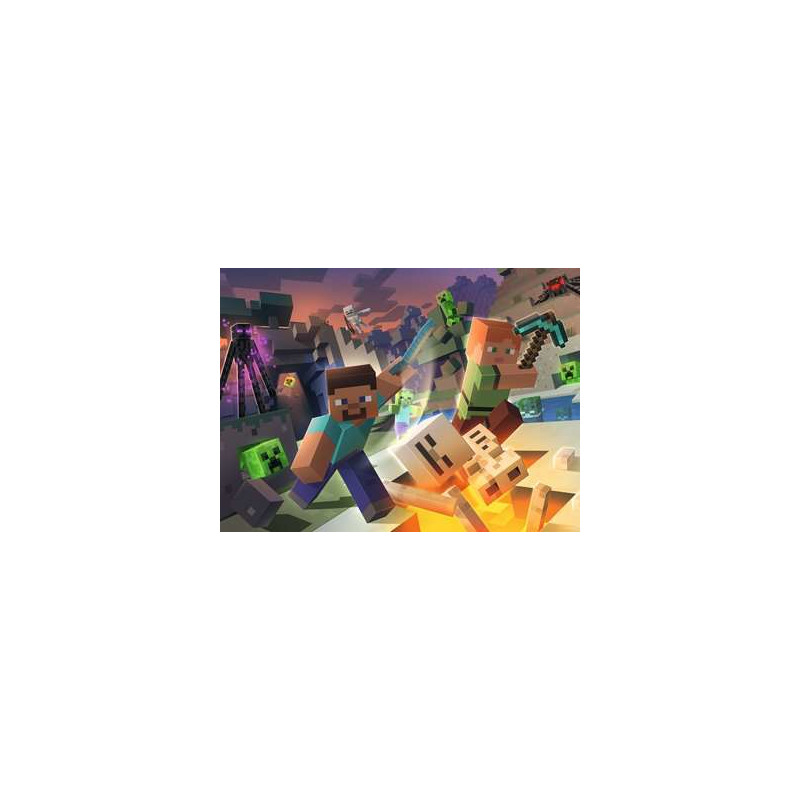 puzzle ravensburger minecraft mostri xxl multicolore 100pz [wzrvpt0uc013333]