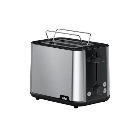 tostapane braun purshine ht1510bk 900 w 6pz nero/acciaio inossidabile