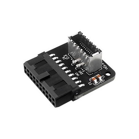 adattatore usb graugear usb 3.0 a 3.1 tipo e 90 gradi [g-ad-19te-90]