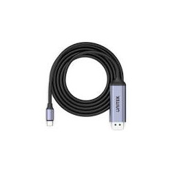 cavo video unitek usb-c a displayport 1.4 8k/60hz/1.8m/grigio