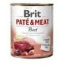 cibo umido brit pate' e carne con manzo per cani adulti 800gr