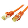 cavo di rete goobay rj-45 cat7 7.5m arancione [91633]