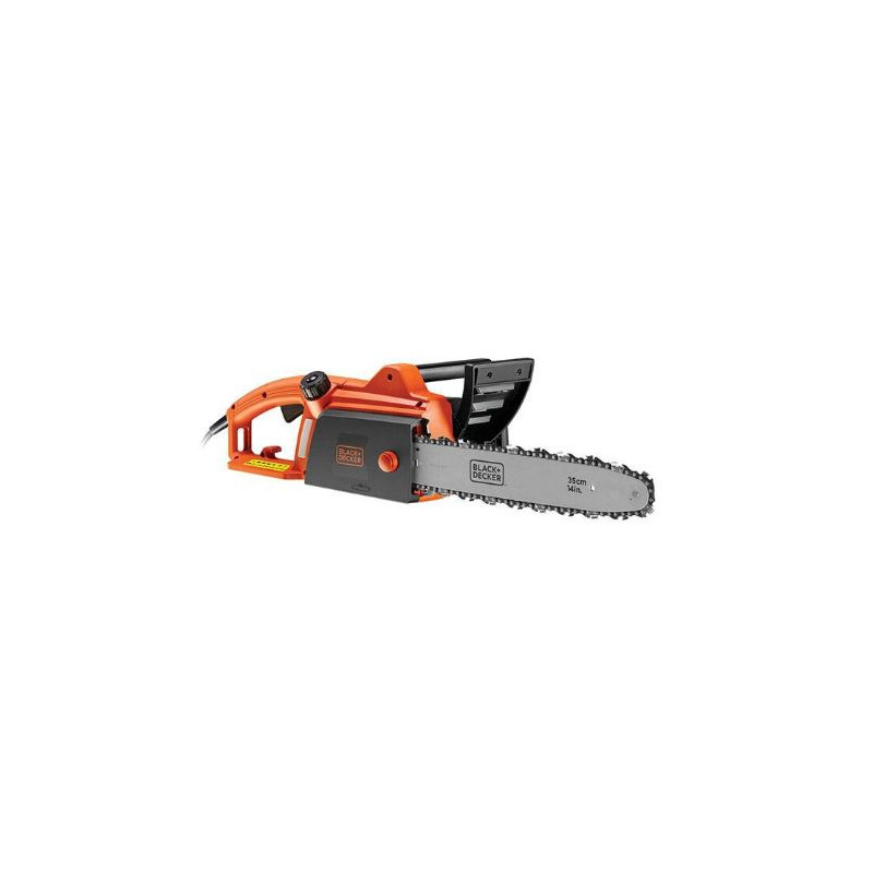 motosega elettrica black & decker 1800w arancione (becs1835qs)