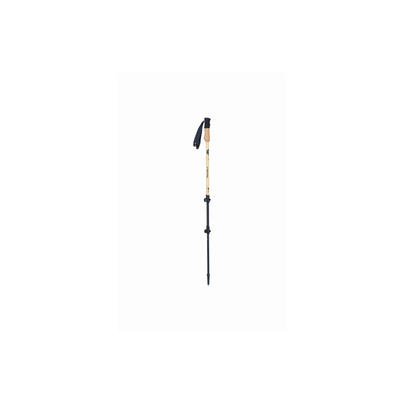 bastoncini da trekking viking bamboo pro 16mmx65/135cm marrone 2pz