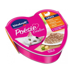 cibo umido per gatti vitakraft poesie tacchino formaggio 85g