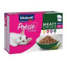 cibo umido per gatti vitakraft classic poetry meaty choice 12x85g