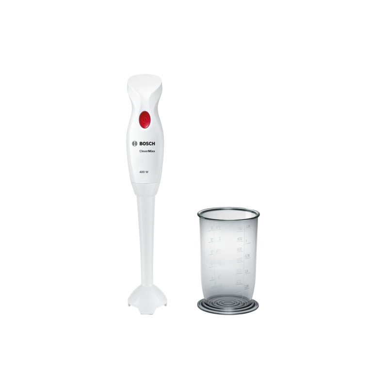 mixer ad immersione bosch blender consiglia msm1410 400w bianco [hkbosbrmsm14100]