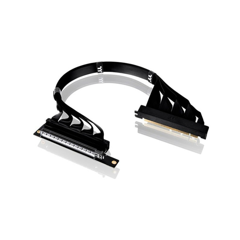 cavo thermaltake pci-e 4.0 doppio 90 gradi 40cm nero [ac-077-co1otn-c1]