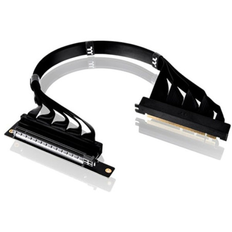 cavo thermaltake pci-e 4.0 doppio 90 gradi 40cm nero [ac-077-co1otn-c1]