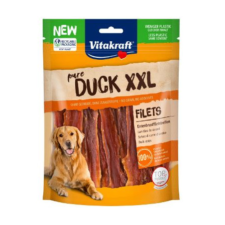 snack per cani vitakraft pure duck xxl 250g