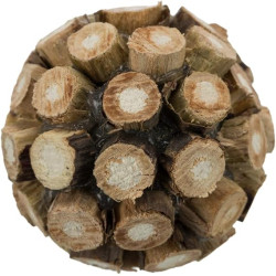 giocattolo per gatti trixie tx-42432 palla matatabi 4cm marrone