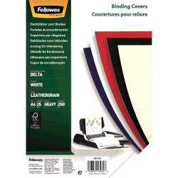 copertine fellowes delta a4 bianco 25pz [5373602]