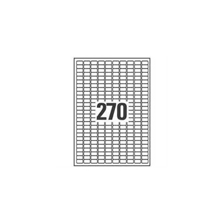 Etichette avery laser bianche rimovibili l4730rev-25 fogli (270