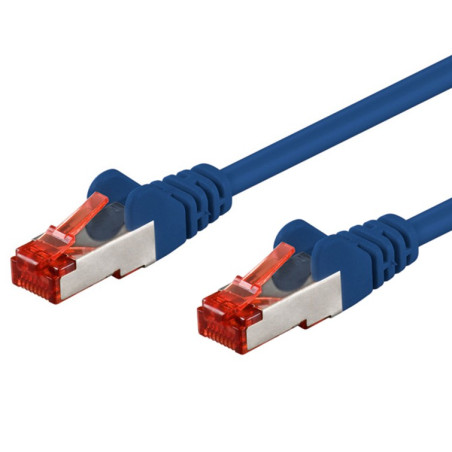 Cavo di rete patch in rame cat. 6 blu sftp 2 m