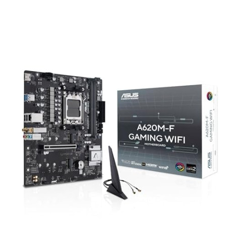 scheda madre amd asus a620m-f gaming wifi rgb am5 matx 2xddr5