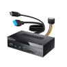 Frontalino graugear multi con usb hub