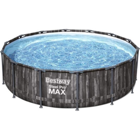 piscina fuori terra bestway steel pro max rotonda 427x107cm 13030l