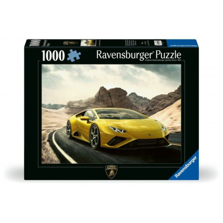 puzzle ravensburger lamborghini huracan evo rwd giallo 1000pz