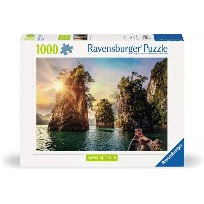 puzzle ravensburger lago cheow lan - thailandia multicolore 1000z