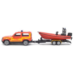 giocattolo siku land rover defender con barca [10160800000]