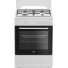 cucina a gas beko fbg62010dw libera installazione 60cm 4 fuochi 10400w