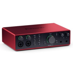 interfaccia audio focusrite scarlett 16i16 4th gen usb rosso [mosc0035]
