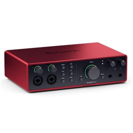 interfaccia audio focusrite scarlett 16i16 4th gen usb rosso [mosc0035]
