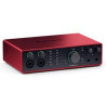 interfaccia audio focusrite scarlett 16i16 4th gen usb rosso [mosc0035]
