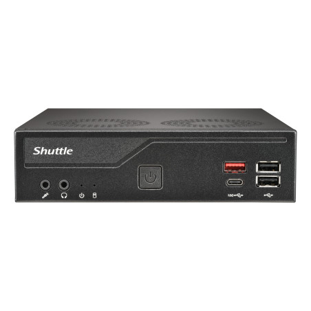 barebone shuttle xpc slim lga 1851 m.2 5600mhz nero [dh810]