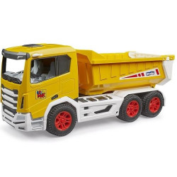 modellino bruder veicolo roadmax dumper 1/16 rosso/bianco/giallo