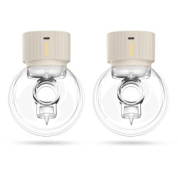 tiralatte elettrico neno vento twin senza fili trifase 2x150ml bianco