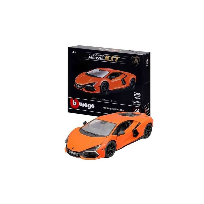 modellino bburago lamborghini revuelto 1:24 arancione