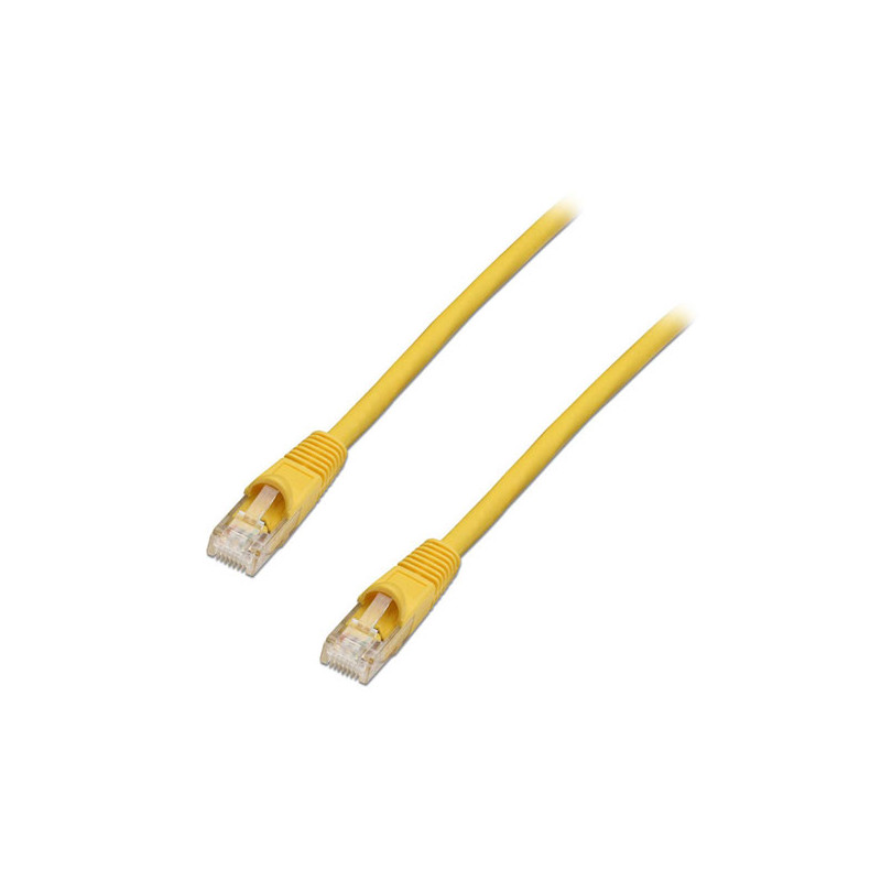 Cavo di rete patch in rame cat. 6 giallo utp 5 mt