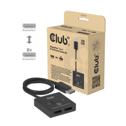 switch club-3d csv-1009 bidirezionale dp 2in1 8k 0.5m nero