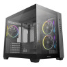 case deepcool cg330 3f tower itx micro-atx con vetro temperato